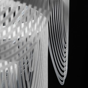 Lámpara suspensión Ceremony Slamp. Lámpara de diseño italiano y moderno.