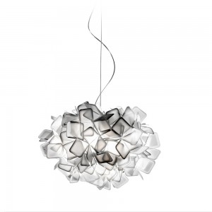 Lámpara suspensión Clizia de Slamp. Diseño con acabados de alta calidad.