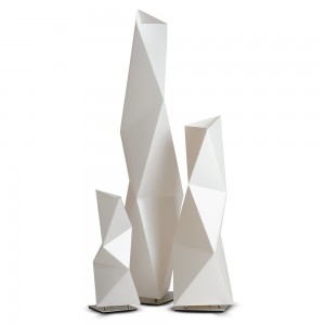 Lámpara de pie Diamond de Slamp. Un toque italiano que aporta elegancia.