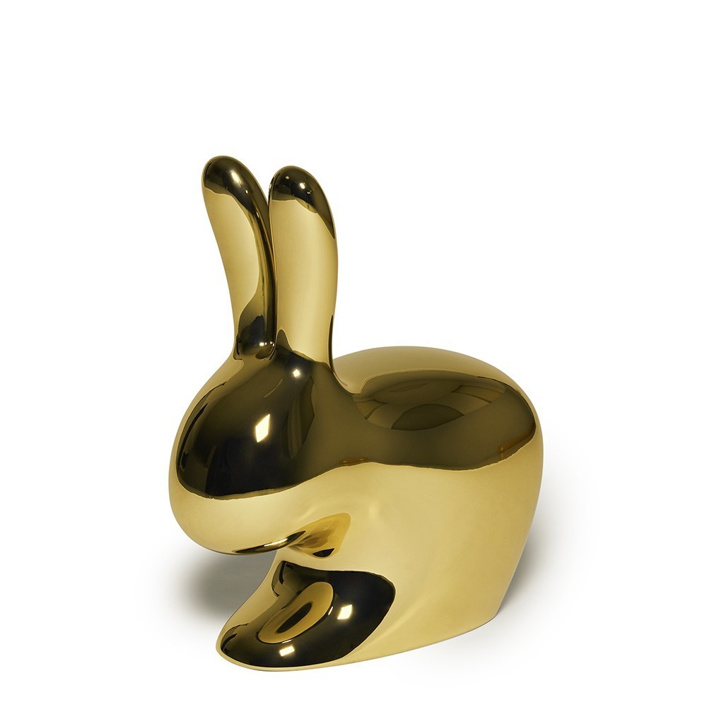 Silla Rabbit baby metal de Qeeboo. Muebles y complementos de exterior.