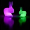 Lámpara Rabbit small de Qeeboo. Muebles y complementos de exterior.