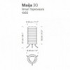 Lámpara pie Maija 30 1955 de Santa & Cole. Lámparas de diseño moderno.