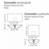Aplique de pared Comodín 1994 de Santa & Cole. Lámparas diseño moderno.