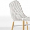 Silla Next patas haya natural de Infiniti. Sillas modernas.