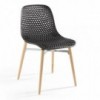 Silla Next patas haya natural de Infiniti. Sillas modernas.