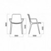 Silla Seame con brazos de Infiniti. Sillas modernas.