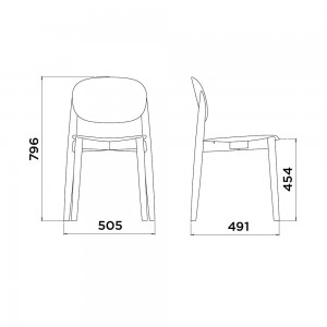 Silla Harmo de Infiniti. Sillas modernas.