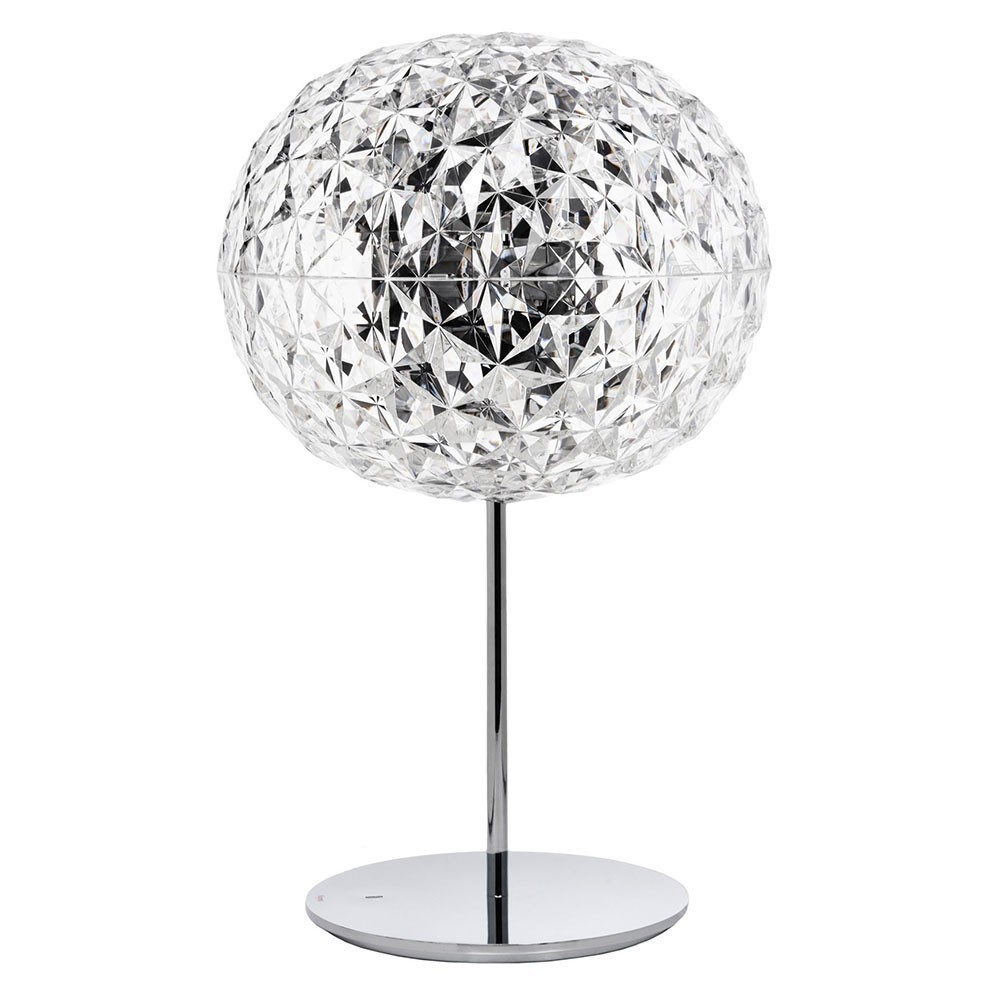 Lámpara sobremesa Planet de Kartell en aluminio y variedad de colores.