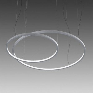 Lámpara suspensión Loop circular de Martinelli Luce. Lámparas e iluminación.
