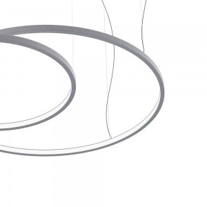 Lámpara suspensión Loop circular de Martinelli Luce. Lámparas e iluminación.