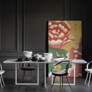 Mesa Gazelle Driade. Mesas diseño para salón o comedor. Calidad itaiana.