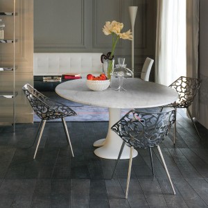Silla Miss Lacy Driade. Sillas modernas de acabado elegante para interiores.