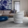 Butaca Modesty Veiled de Driade. Mueble ideal para exterior o interior.