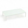 Mesa auxiliar Slim Cristal H37 de Sovet. Mesa centro diseño. Mesas auxiliares.