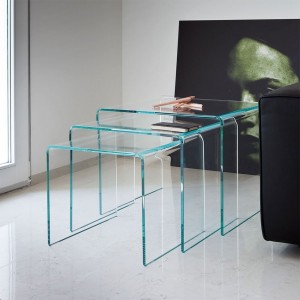 Mesa auxiliar Trix Transparente de Sovet. Mesas y complementos de diseño.