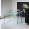 Mesa auxiliar Trix Transparente de Sovet. Mesas y complementos de diseño.