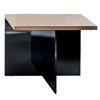 Mesa centro Regolo cuadrada madera de Sovet Italia. Mesas y complementos de diseño.