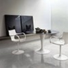 Mesa Flûte redonda cristal Sovet Italia. Mesas originales perfecta para salón.