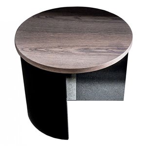Mesa de centro Regolo redonda madera de Sovet Italia. Mesas y complementos de diseño.