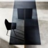 Mesa Regolo rectangular cristal de Sovet Italia. Mesas con sobre de cristal.  