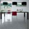 Mesa Toronto de Sovet. Mesa moderna con estructura de madera. Mesas de diseño.