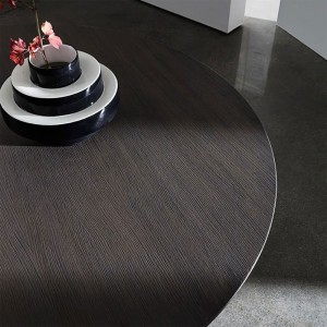 Mesa Totem Wood redonda de Sovet. Mesas de comedor. Mesas redonda de diseño.
