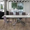 Mesa Artistico Extensible Cerámica de Bontempi. Muebles modernos italianos.