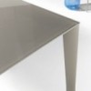 Mesa Cruz Extensible Cristal de Bontempi. Muebles modernos italianos. Mesas extensible para comedor.