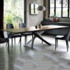 Mesa Artistico Extensible madera de Bontempi. Muebles modernos italianos.
