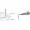Lámpara de sobremesa para lectura Flo Bedside de Foster+Partners y Lumina
