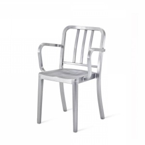 Silla brazos Heritage de Emeco. Sillas diseño.