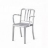 Silla brazos Heritage de Emeco. Sillas diseño.