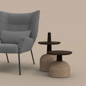 Mesita Assemblage de Bonaldo. Mobiliario de diseño de complementos.