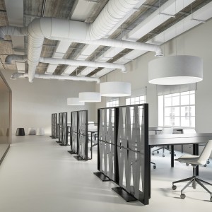Divisor Malva de Systemtronic. Muebles oficina diseño.