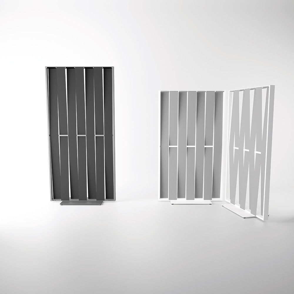 Divisor Malva de Systemtronic. Muebles oficina diseño.