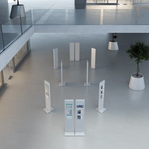 Panel vertical Lit de Systemtronic. Muebles oficina diseño.