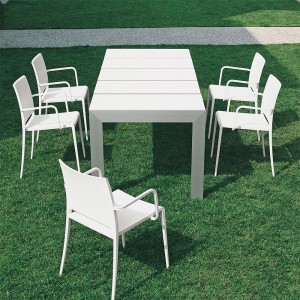 Mesa TMD Matrix Outdoor de Pedrali. Mesas de diseño. Mesas de exterior.