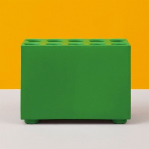 Paragüero Brick de Pedrali. Complementos de diseño. Paragüeros de exteriores.