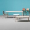 Silla Malmo 391 de Pedrali. Sillas de diseño. Sillas tapizadas contract.