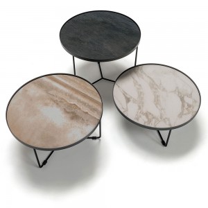 Mesa centro Billy Keramik de Cattelan Italia. Muebles modernos italianos.