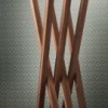 Perchero Oscar de Cattelan Italia. Percheros modernos de madera y mármol.