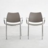 Sillón Gas cromo en polipropileno de Stua. Excelente sillones para salón u oficinas.