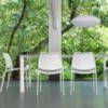 Silla Gas Blanca en polipropileno de Stua. Silla excelenete para oficina.