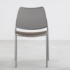 Silla Gas cromo Tapizada Red para oficina de Stua. Sillas de diseño moderno para interiores.