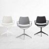 Sillón Gas Autoretorno Tapizado de Stua. Excelente sillón para usar en espacios interiores.