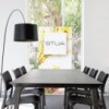 Mesa Lau rectangular para contract de Stua. Mesas de diseño moderno y elegante.