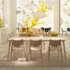Mesa Lau rectangular para contract de Stua. Mesas de diseño moderno y elegante.