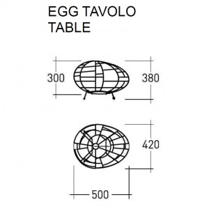 Lámpara sobremesa Egg de Pallucco. Lámparas modernas de diseño.