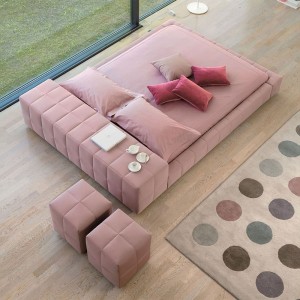 Pouf Squaring pequeño de Bonaldo. Mobiliario de diseño para complementos.