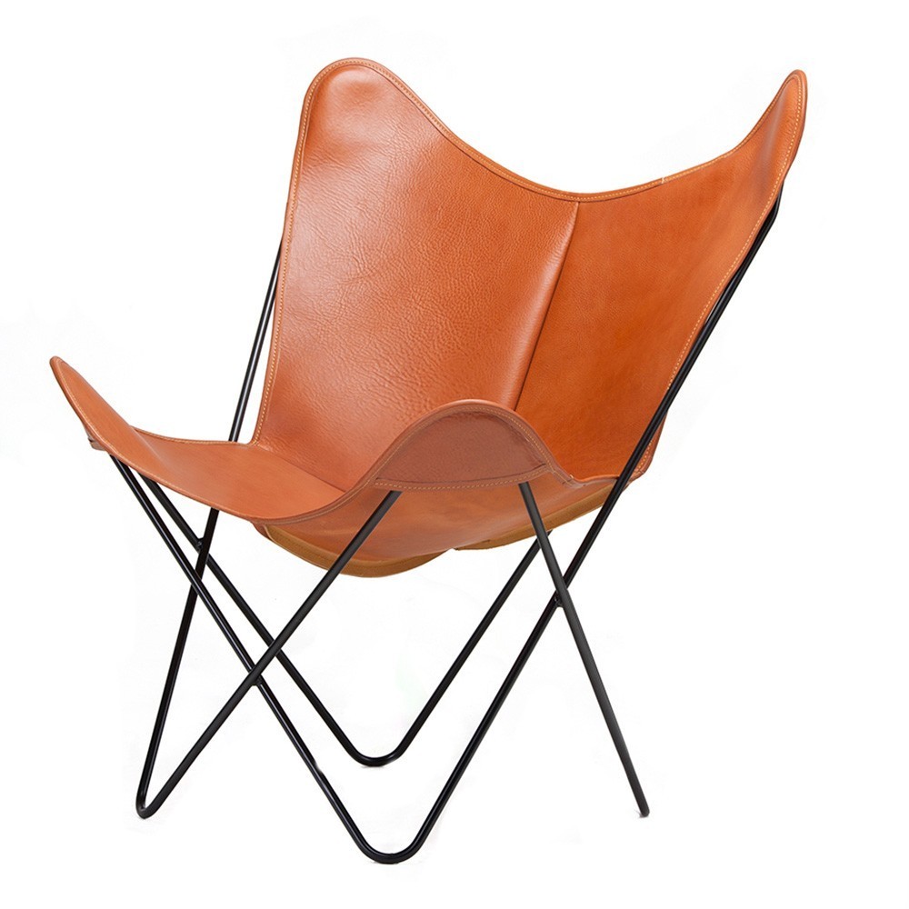 Sillón Bonet - Cuero Soft. Bkf de Sillas clásicas del diseño.